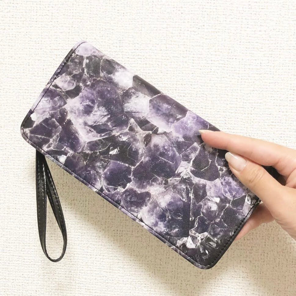 Amethyst Clutch Wallet