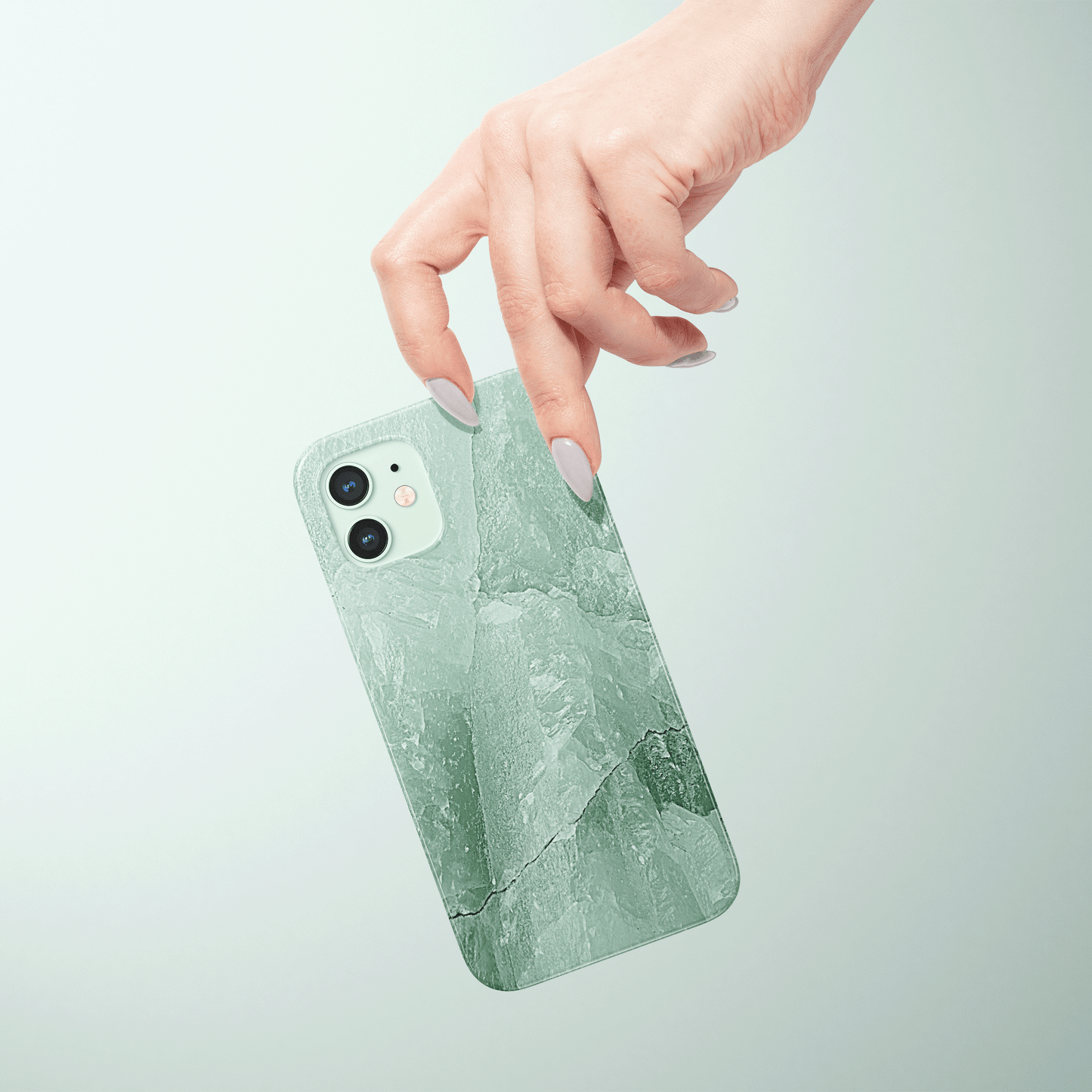 Light Green Jade Phone Case