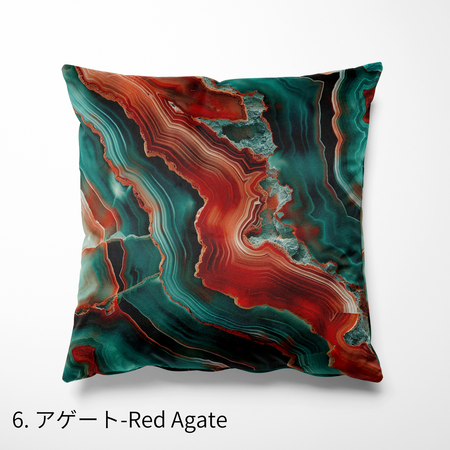 Neon Green Malachite Pillow