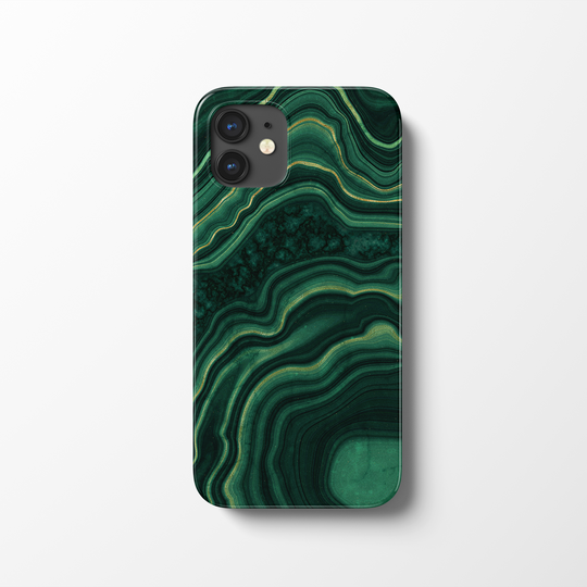 Dark Green Malachite Phone Case